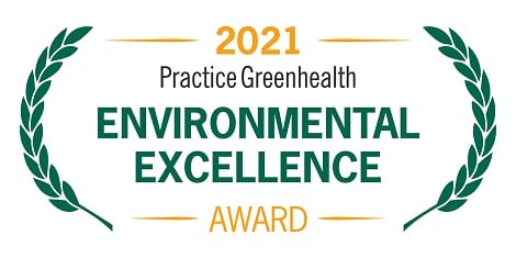 Practice Greenhealth Environmental Award seal