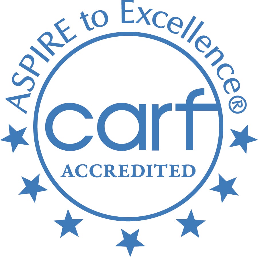Commission Accreditation of Rehabilitation Facilities (CARF) logo