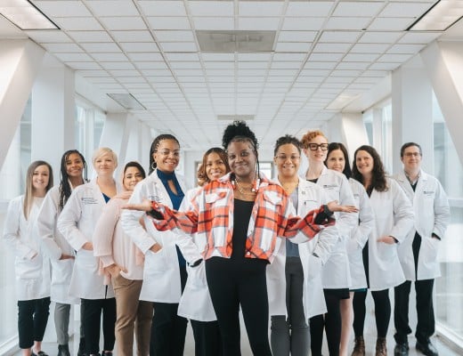 Joi Miller and her MetroHealth care team