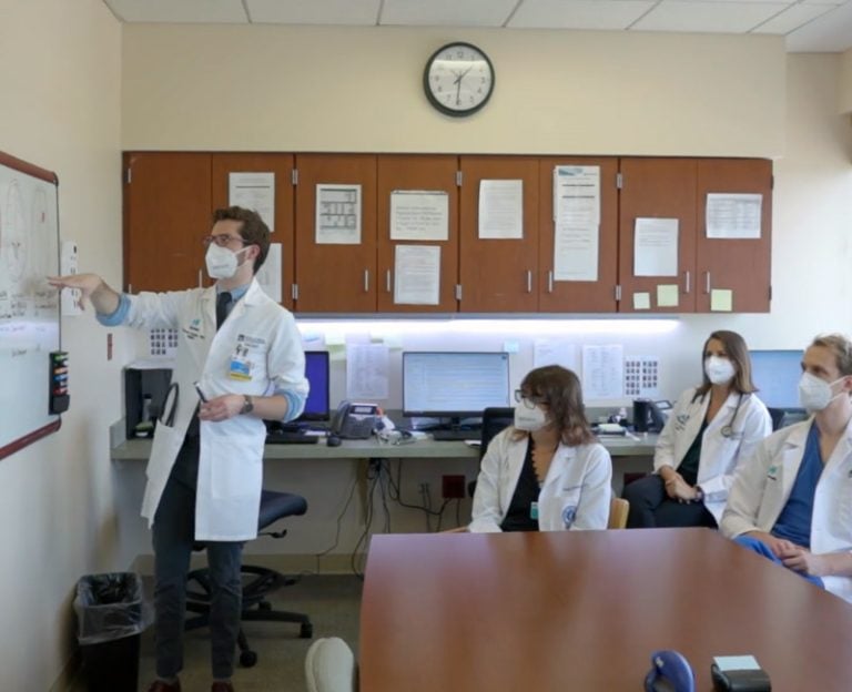 MetroHealth Rehabilitation providers discussing treatment