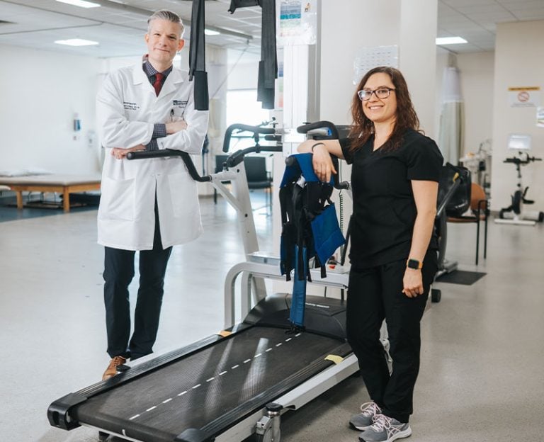 MetroHealth Rehabilitation providers in the clinic