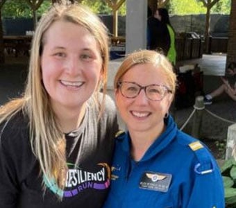 Addie Mrosko and Melissa Meyerholtz