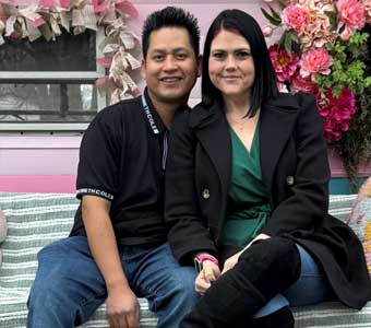 Jennifer Perez and her husband Alvaro