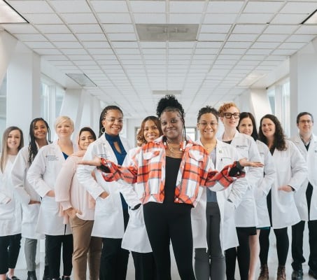 Joi Miller and her MetroHealth care team