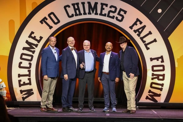 CHIME25 Fall Forum awards ceremony